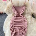 قميص نوم قطيفه قصير - 1002