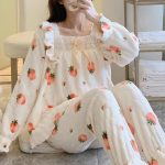 بيجامه نسائي قطيفه - 20026