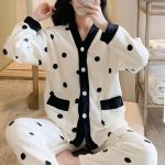 طقم بيجامة شتوي قطيفة - 20035