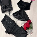 طقم بيجامة شتوي مع روب - 7702