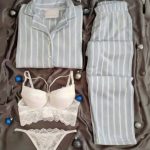 بيجامه حريمي للعروسه شتوي - 7704