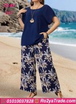 بيجامه نسائيه نعومة القماش - كود 017