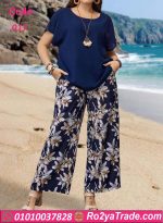 بيجامه نسائيه نعومة القماش - كود 017