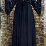 عبايه حرير ألوان سعودي تحفة - كود 051