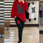 طقم بنطلون وبلوزة أنيق - كود 100