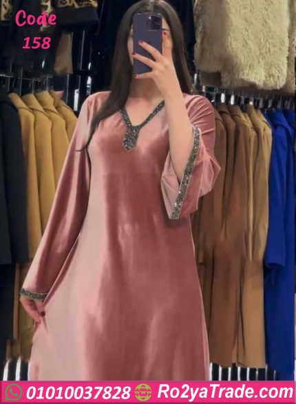 عبايه قطيفه نسائيه شتوي - كود 158