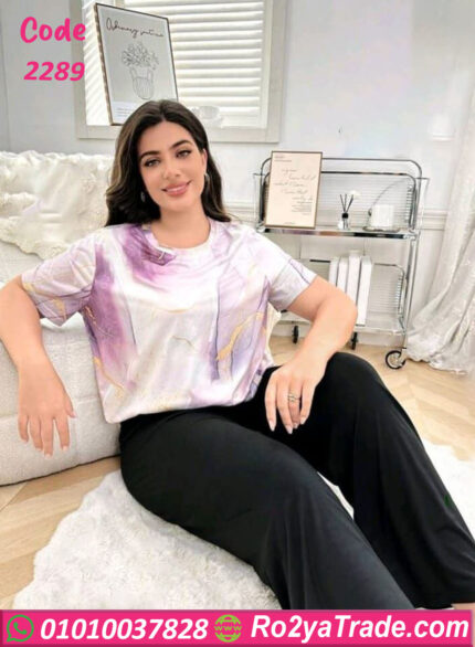 بيجامه قطعتين للعرايس - كود 2289