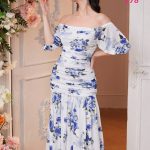 فستان مثير طويل -كود 278