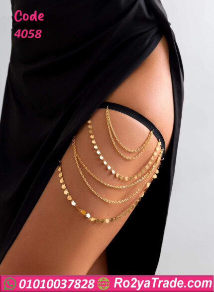 سلسلة فخذ مزخرفة - كود 4058
