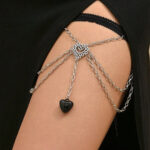 سلسلة ساق رومانسية على شكل قلب - كود 4061