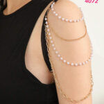 حزام الكتف الأنيق بسلسلة اللؤلؤ - كود 4072