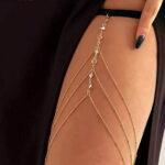 سلاسل ذهب للساق طبقات للنساء - كود 4081