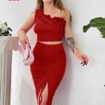 طقم توب وميني جيب للعروسه - كود 4200