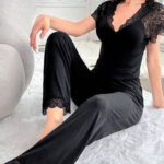 بيجامه نسائي للعروسه - كود 4606