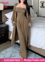 بيجامه نسائي بروب للعروسه - كود 559