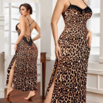 قميص نوم تايجر طويل ومثير - كود 0728