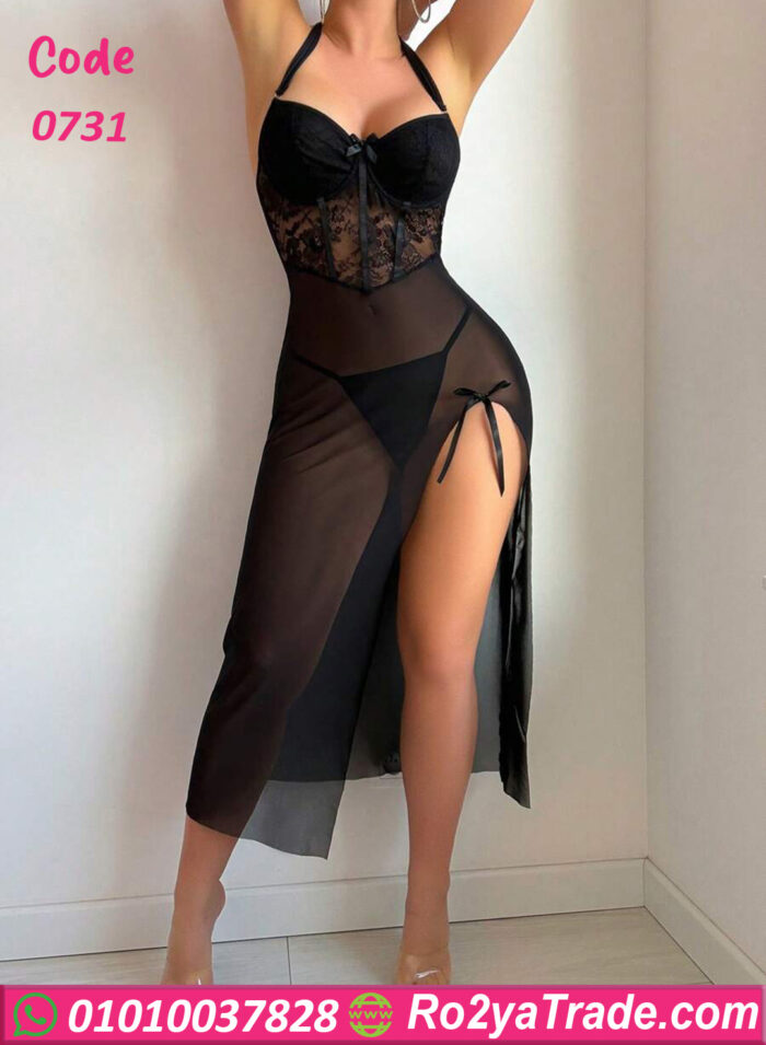 قميص نوم شفاف سكس - كود 0731
