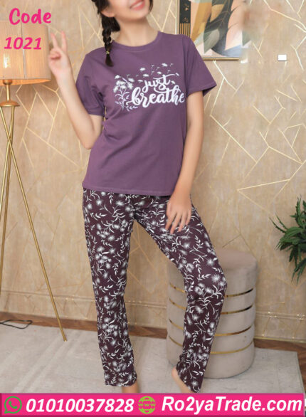 بيجامه نسائي للعرايس - كود 1021