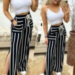 طقم توب وبنطلون حريمي - كود 188