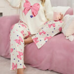 بيجامة حريمي فيونكات أنيقة - كود 3028