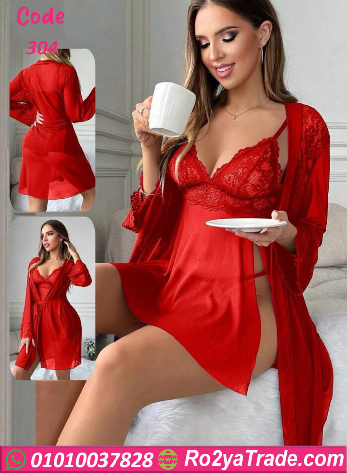 لانجيري بروب شفاف سكس - كود 304