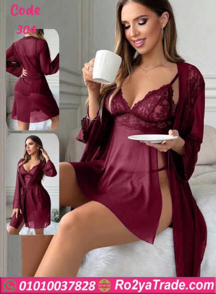 لانجيري بروب شفاف سكس - كود 304