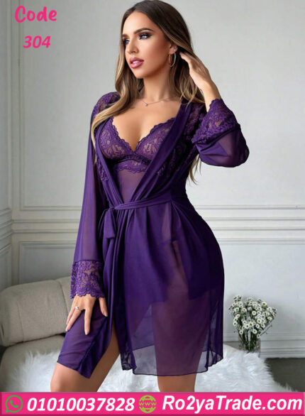 لانجيري بروب شفاف سكس - كود 304