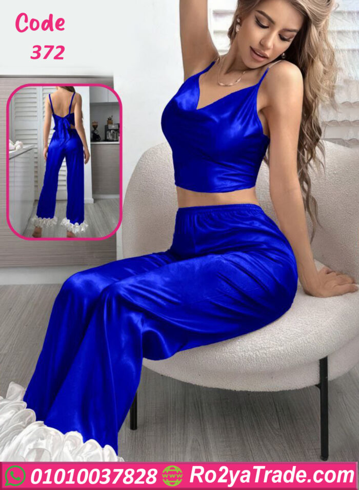 بيجامه نسائي للعروسه - كود 372