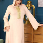 عبايه حريمي بيتي كم طويل - كود 702