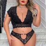 اندر وتوب دانتيل مثير - كود 0156