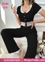 بيجامه مضلعه حريمي - كود 079