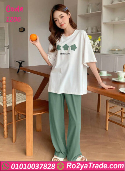 بيجامه صيف مشمس - كود 1206