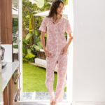 بيجامه نص كم حريمي - كود 2031