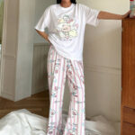 بيجامه صيفي نص كم - كود 2067