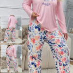 بيجامه نسائيه نعومة القماش - كود 2358