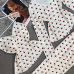 بيجامه حريمي بالروب 3 قطع - كود 2528