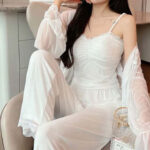 بيجامه بالروب حريمي - كود 284