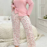 بيجامه كيرفي حريمي كم للعرايس - كود 3023