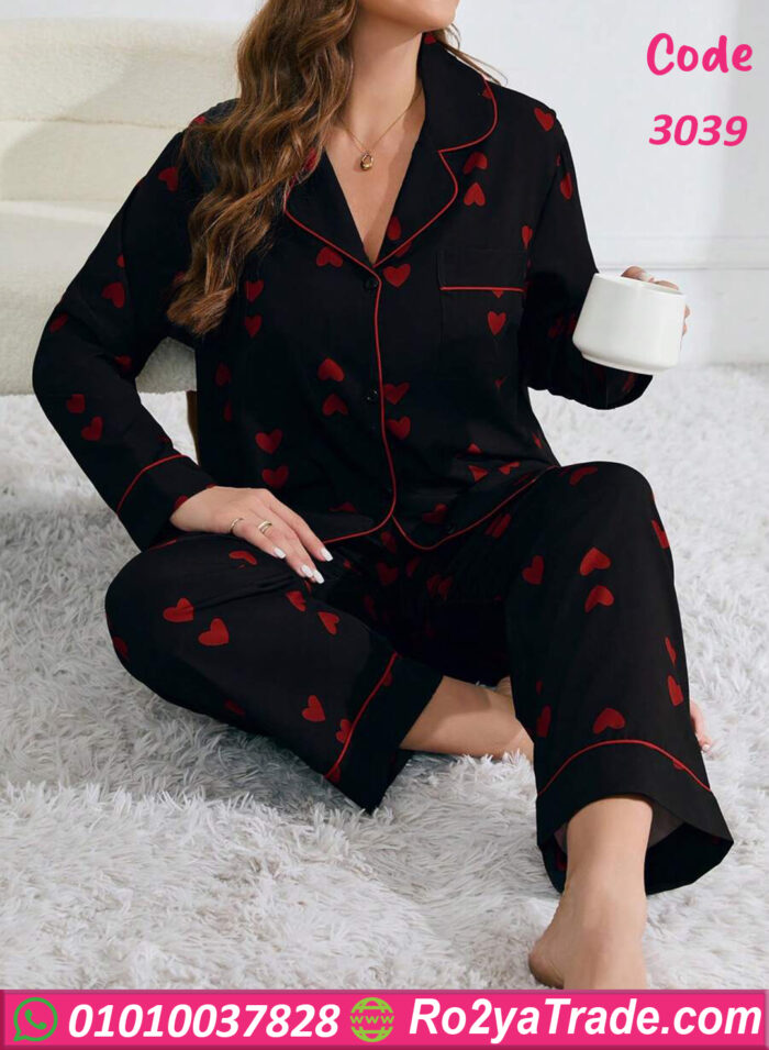بيجامة نسائية أنيقة - كود 3021