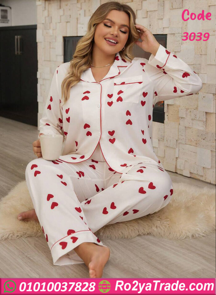 بيجامة نسائية أنيقة - كود 3021