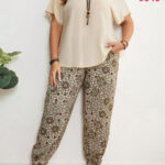 بيجامه مشجره حريمي - كود 3040