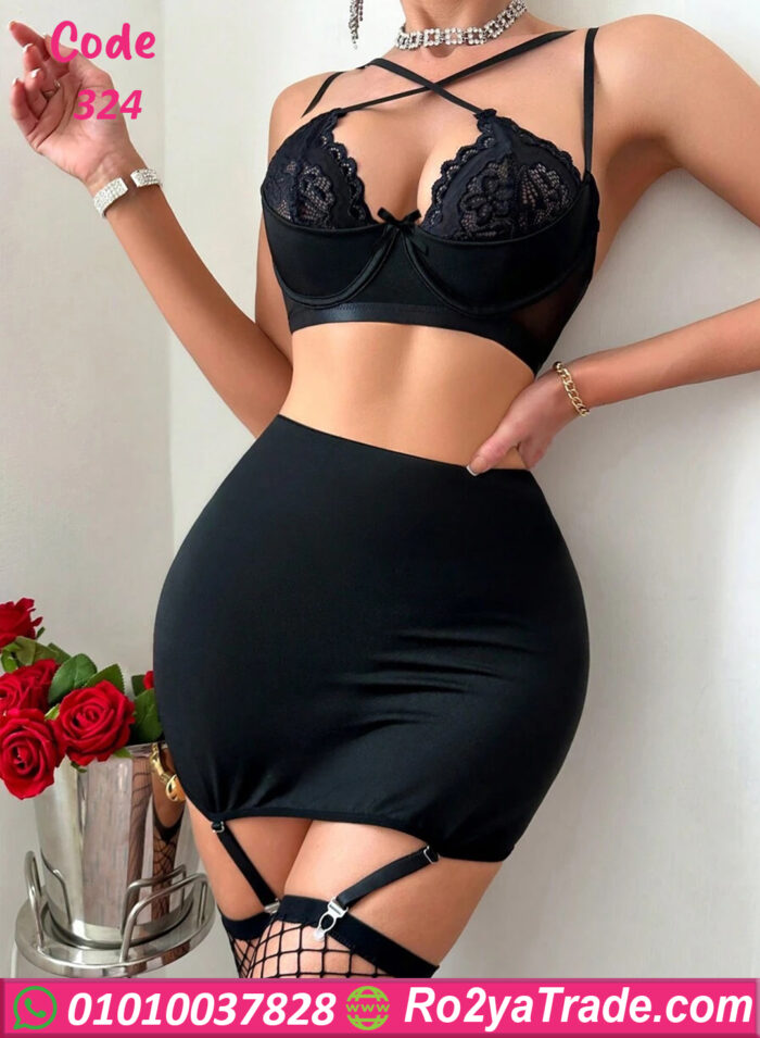 برا وجيب قصيرة بلمسة مثيرة - كود 324