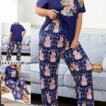 بيجامه قطن حريمي - كود 4032