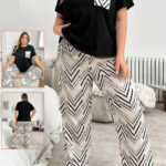 بيجامه حريمي قطن - كود 4035