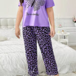 بيجامه بناتي نص كم - كود 4039