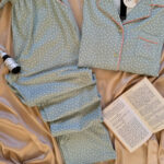 بيجامة حريمي بنقوش أنيقة - كود 4054