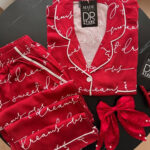 بيجامة وردي أنيقة - كود 4063