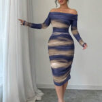 فستان قصير مثير ضيق - كود 514