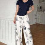 بيجامه نص كم حريمي للعرايس - كود 515