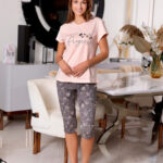 بيجامه حريمي برمودا للعرايس - كود 670